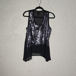Fun & Flirt Sequin Women's Top